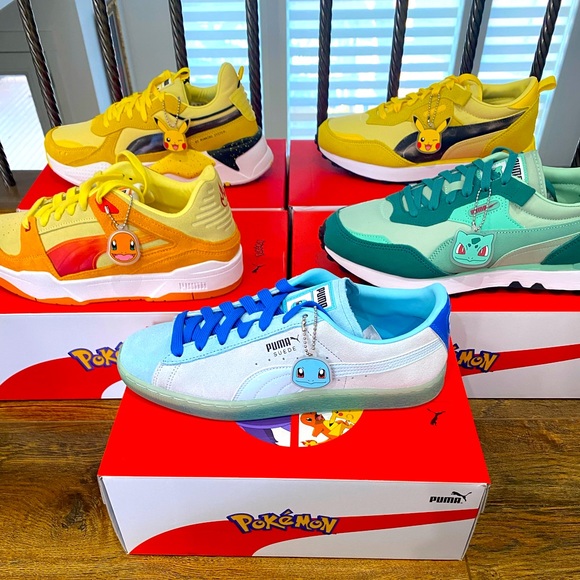 PUMA x POKÉMON Pikachu Sneakers size 9 - Picture 3 of 9